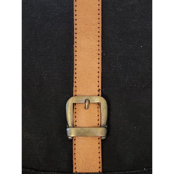 Mona B Crossbody Bag Canvas Leather Messenger Bike Bag - Picture 7 of 10